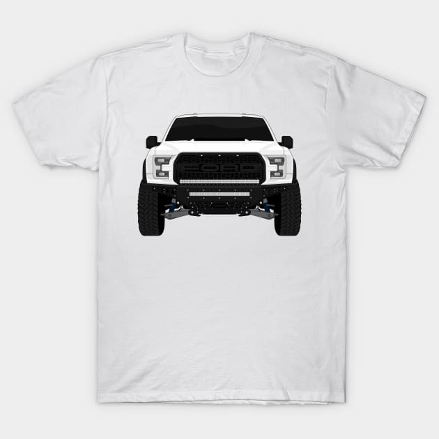 RAPTOR WHITE T-Shirt by VENZ0LIC